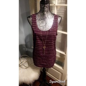 Mossimo purple and grey dress tank